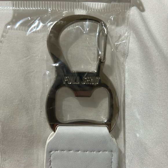 New blue FULL SEND short Lanyard with bottle opener keychain key holder - Picture 4 of 4